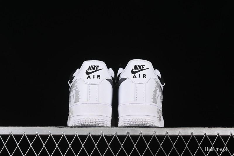 Nike Air Force 1 '07 Low Peace Dove Spray Custom Low-Top Casual Sneakers - ZH0316-031