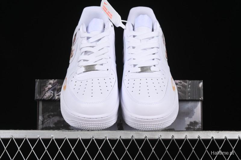 Nike Air Force 1 '07 Low "Sun" Black Myth Wukong Themed Casual Sneakers - CW2288-111
