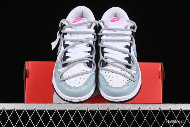 Nike Dunk Low Retro SB Graffiti Strap Casual Skate Shoes - FB9109-401