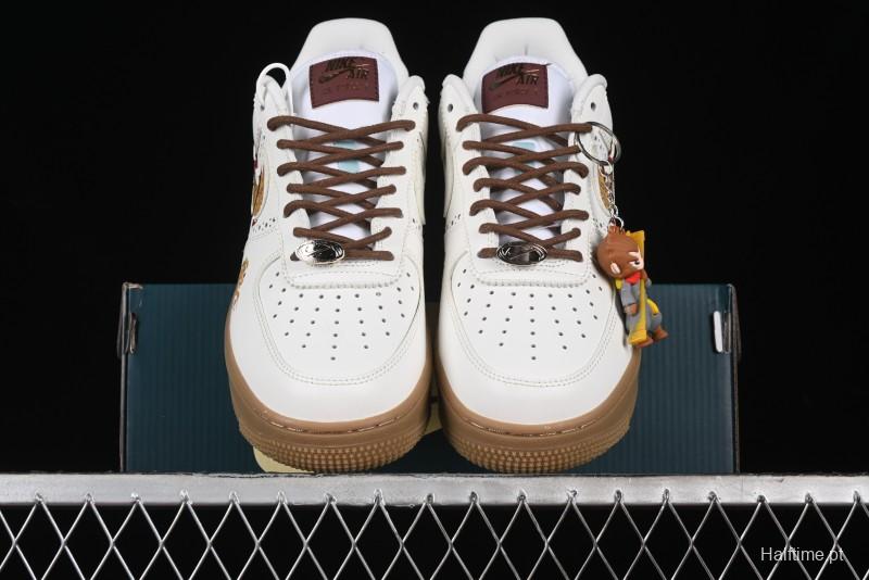 Nike Air Force 1 '07 Low "Open Cirrus" Black Myth Wukong Theme Casual Sneakers - FV3700-211