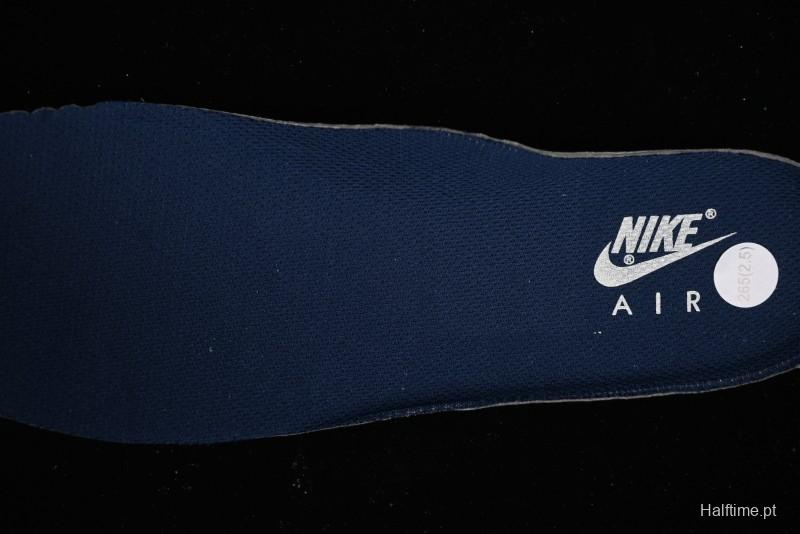 Nike Undefeated x Air Force 1 Low Casual Sneakers in Dark Blue Hemp with Reflective Details - UT2023-205