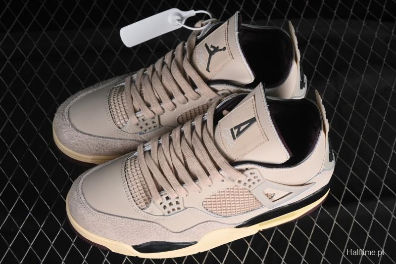 Nike A Ma Maniere x Air Jordan 4 Retro "Fossil Stone" - FZ4810-200