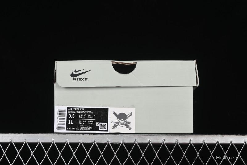 Nike Air Force 1'07 Low "Three Blade Flow" One Piece Series - Zoro's Santoryu Casual Sneakers - CJ0304-510
