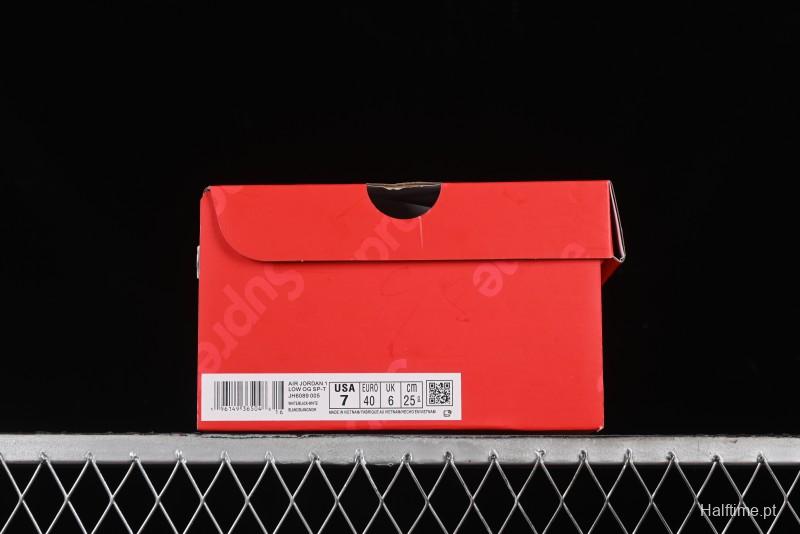 Nike Travis Scott x Fragment Design x Air Jordan 1 Low OG SP AJ1 Supreme Collaboration - JH6089-005