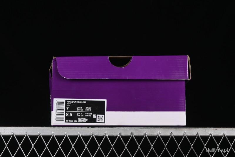 Nike SB Dunk Low Light Carbon/Monarch Maillard Style Low-Top Casual Skate Shoes - HF3063-002