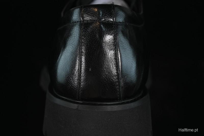 Ecco Block Brogue Business Derby Round Toe Genuine Leather Dress Shoes - 63667201001