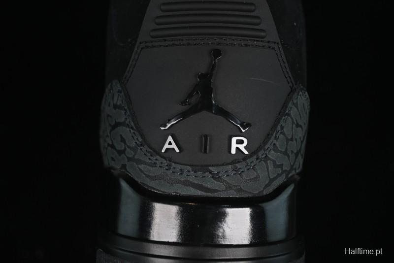 Nike Air Jordan 3 Retro Basketball Shoes in Midnight Black - CT8532-001