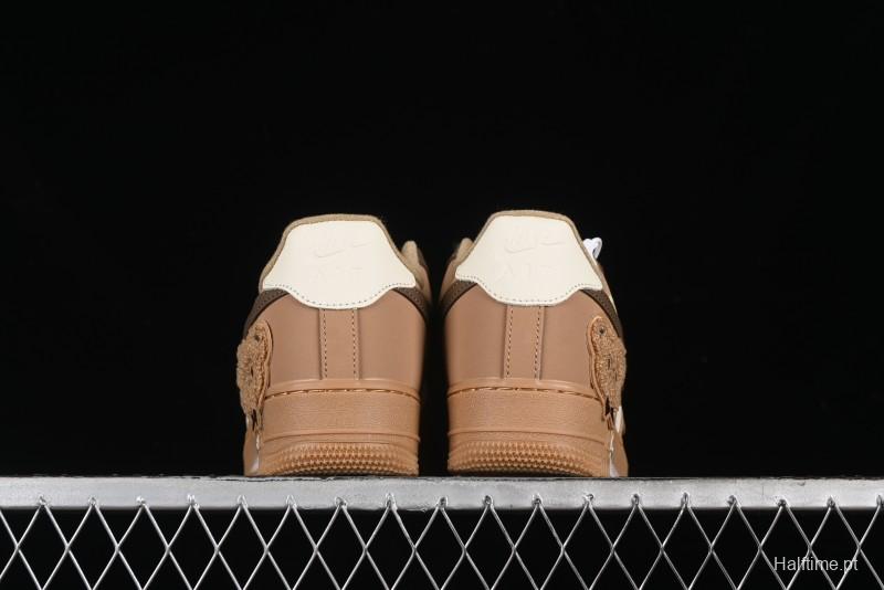 Nike Air Force 1 '07 Low Maillard Bear Casual Sneakers - CJ9297-999