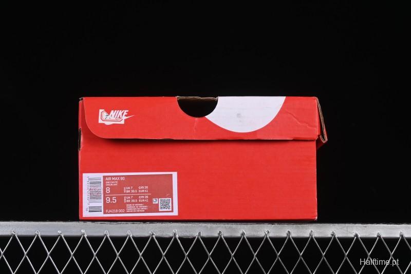 Nike Air Max 90 Retro Running Shoes with Full-Length Air Cushion - FJ4218-002