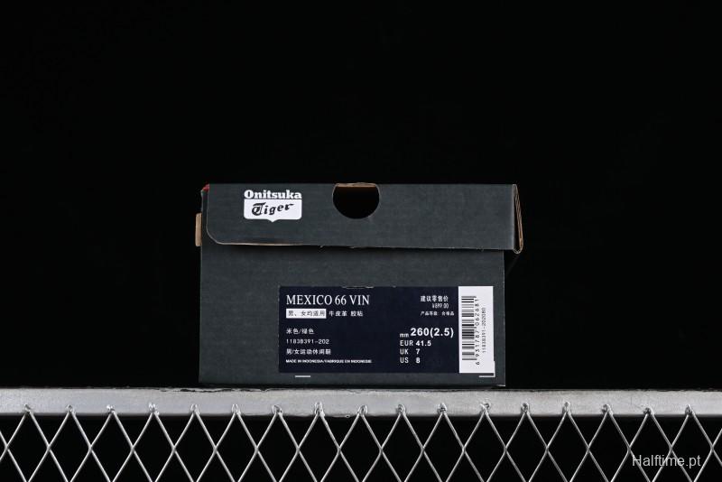 Onitsuka Tiger Mexico 66 Low-Top Leather Casual Running Shoes - 1183B391-202