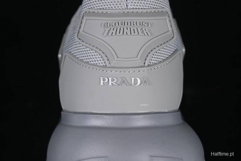 Prada Cloudbust Air Thunder Lifestyle Low-Top Sneakers with Anti-Slip and Wear-Resistant Design - 2EG293