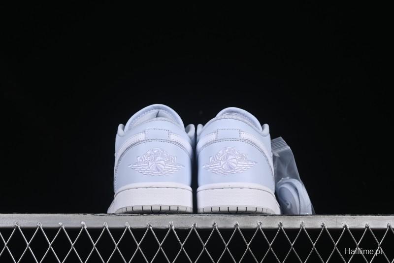 Nike Air Jordan 1 Low Casual Sneakers in Light Blue - FV8486-400