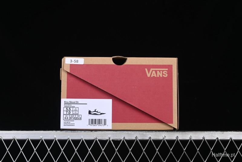 Vans Knu Skool DR Black White New Series Chunky Sneakers - VN000CZUVE9
