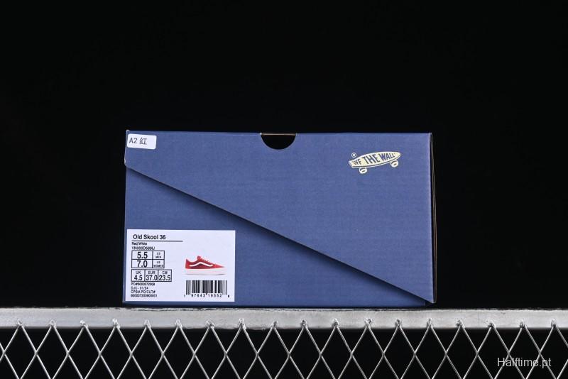 Vans Premium Old Skool 36 Retro Skate Shoes with Full-Grain Leather and Cushioned Insole - VN000D569IJ