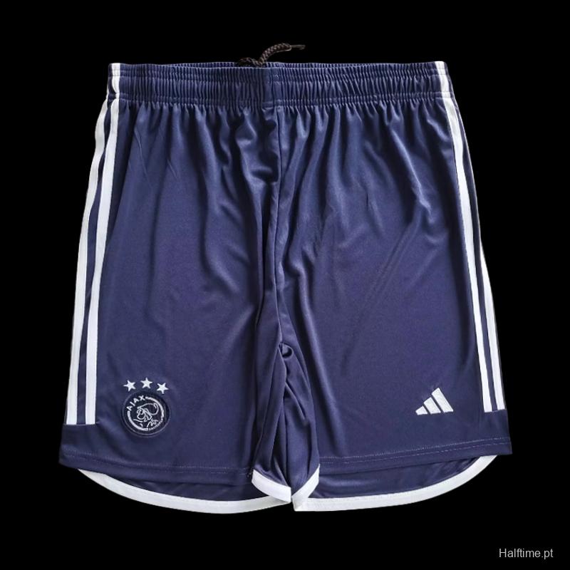 23/24 Ajax Away Navy Shorts