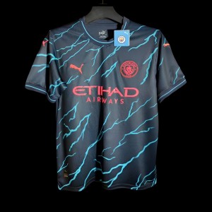 23/24 Manchester City Third Black Jersey