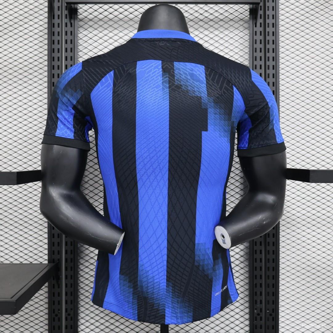 22/23 Inter Milan Home Jersey With Paramount Plus Sponsor - Kitsociety
