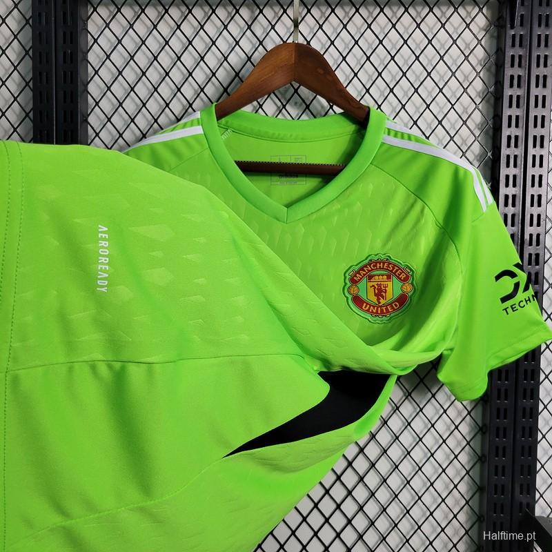 23/24 Manchester Untied Green Goalkeeper Jersey