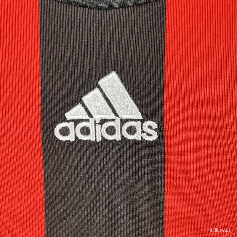 Retro 08/09 AC Milan Home Long Sleeve Jersey