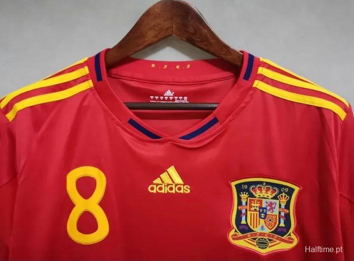 Retro 2010 Spain Home Jersey