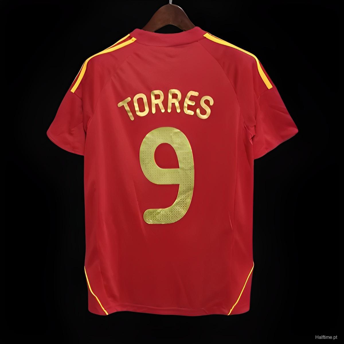 Retro 2008 Spain Home Jersey