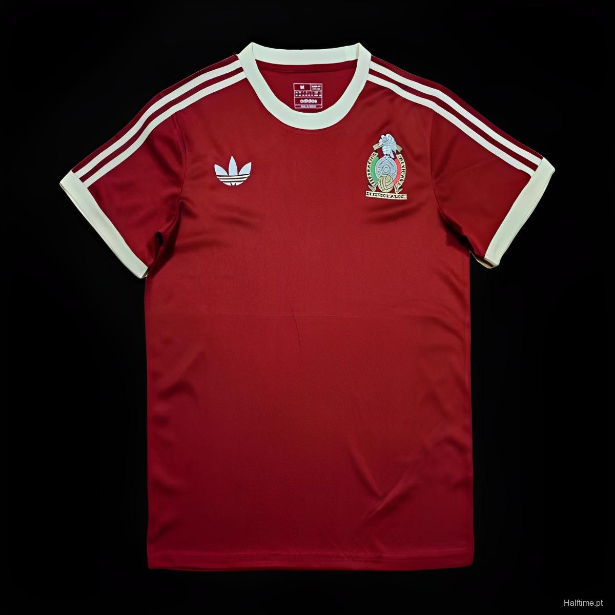 2023 Mexico Adicolor  Burgundy Jersey