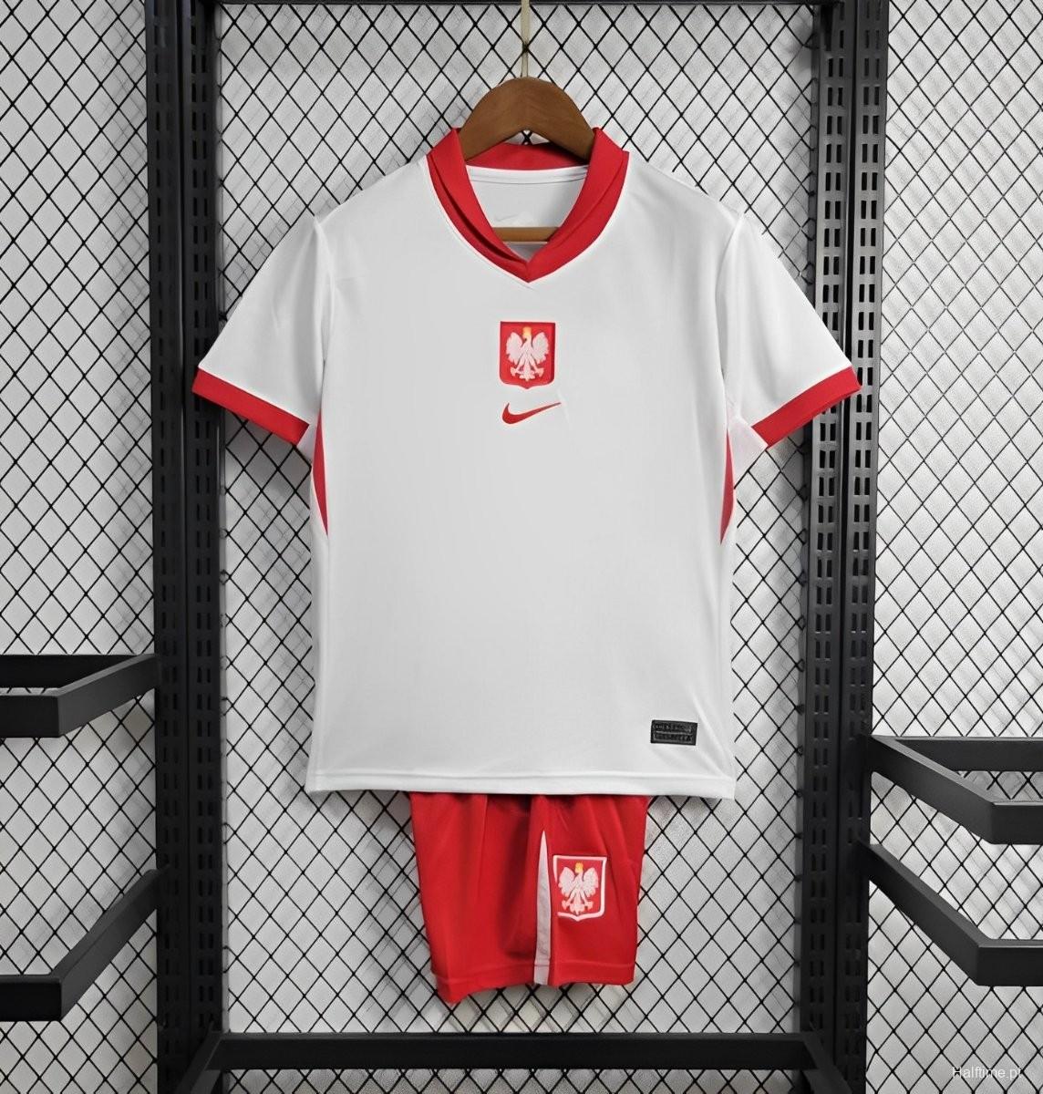 2024 Kids Poland Home Jersey