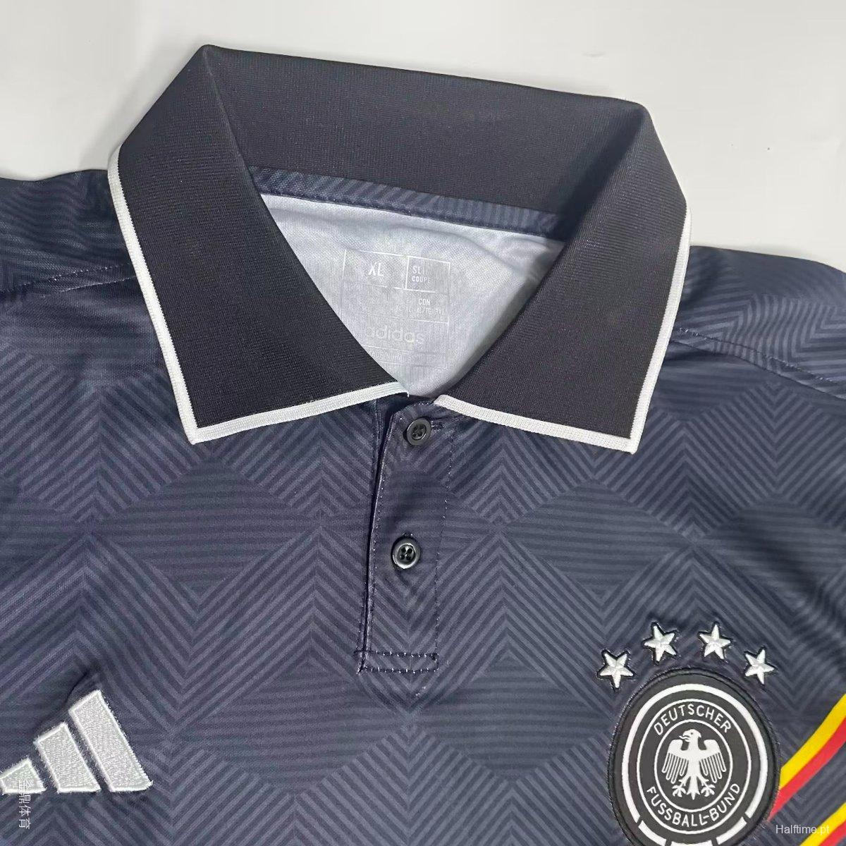 2024 Germany Black POLO Jersey