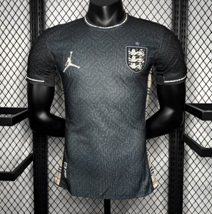 Player Version 2024 England Euro Jordan Black Jersey