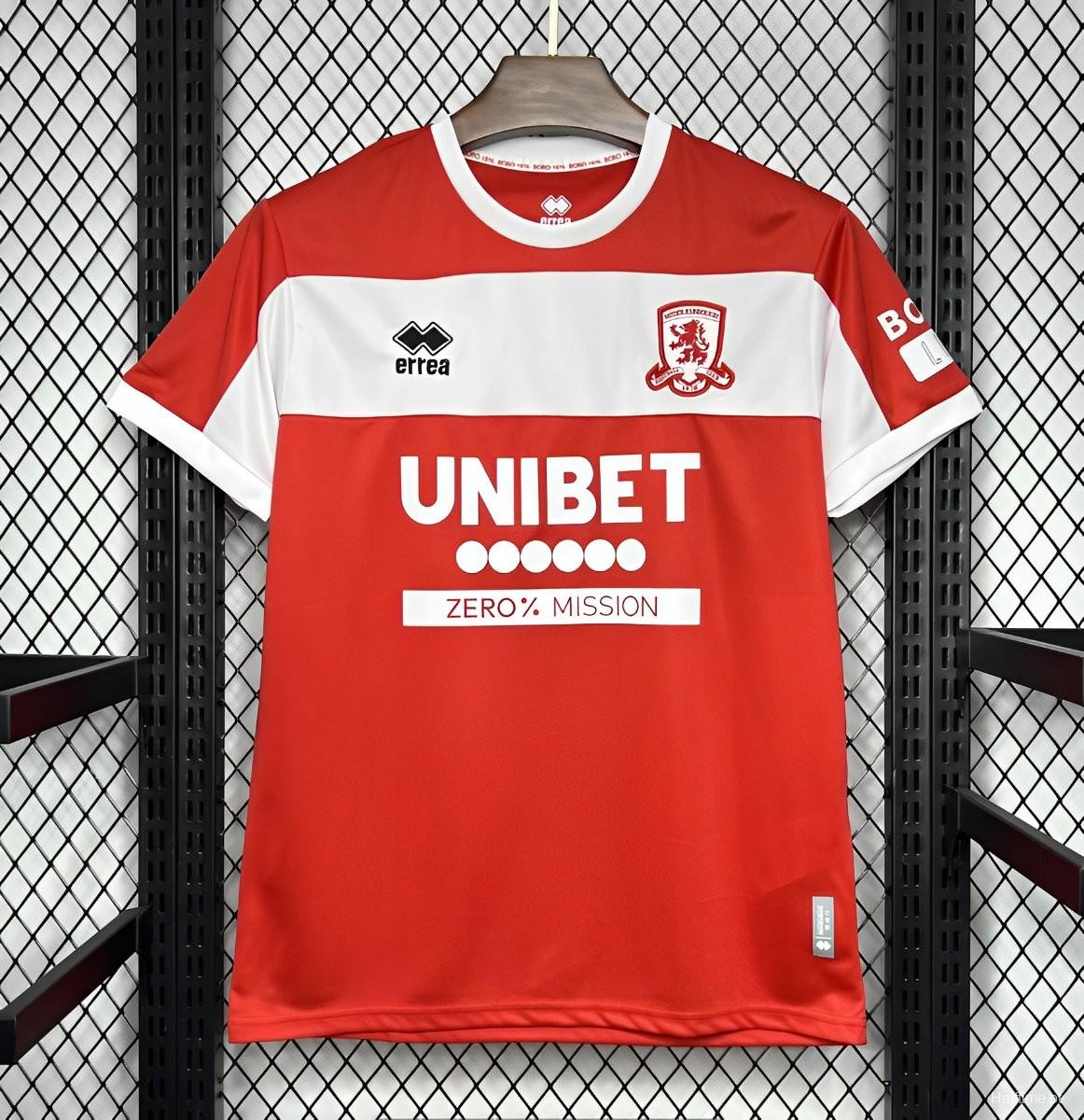 24/25 Middlesbrough Home Jersey