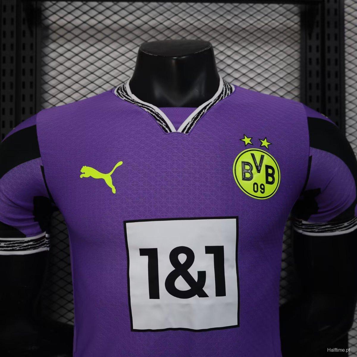 Player Version 24/25 Borussia Dortmund Anniversary 4th Goalkeeper Purple Jersey